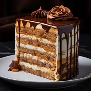 Fatia de Bolo de Chocolate